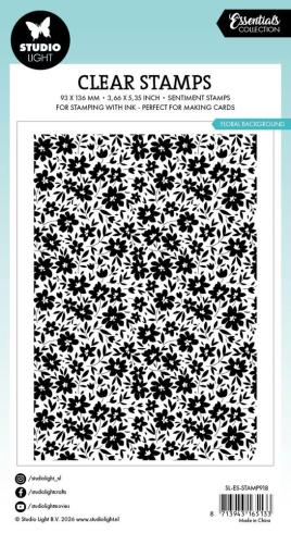 Preview: Studio Light - Stempel "Flower Background" Clear Stamps