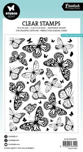 Preview: Studio Light - Stempel "Butterfly Background" Clear Stamps