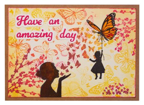 Preview: Studio Light - Stempel "Butterfly Background" Clear Stamps