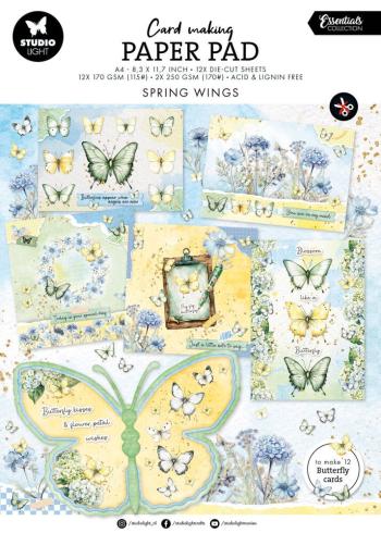 Studio Light  "Spring Wings" Cardmaking Pad A4