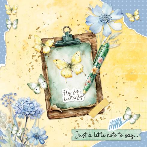 Studio Light  "Spring Wings" Cardmaking Pad A4