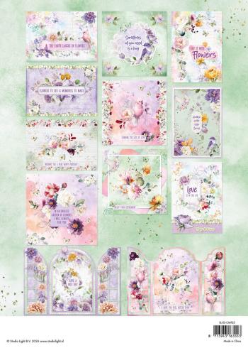 Preview: Studio Light  "Blooming Flowers" Cardmaking Pad A4
