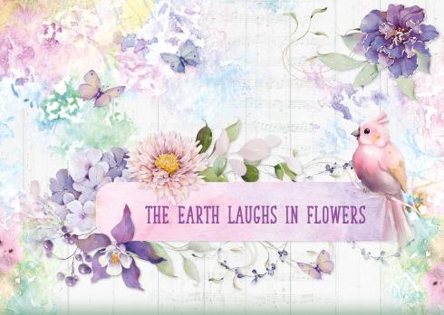 Preview: Studio Light  "Blooming Flowers" Cardmaking Pad A4