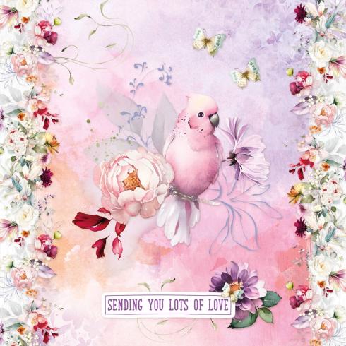 Preview: Studio Light  "Blooming Flowers" Cardmaking Pad A4
