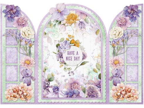 Studio Light  "Blooming Flowers" Cardmaking Pad A4