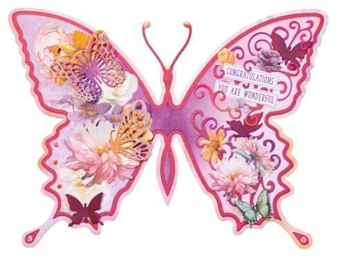 Preview: Studio Light - Stanzteile "Blooming Flowers" Die Cut Block - 28 Bogen