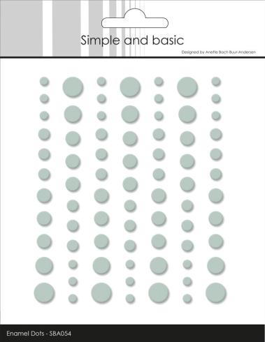 Simple and Basic - Adhesive Enamel Dots "Eucalyptus"