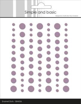 Simple and Basic - Adhesive Enamel Dots "Heather"