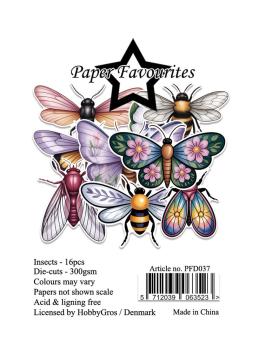 Paper Favourites - Stanzteile "Insects" Die Cuts 