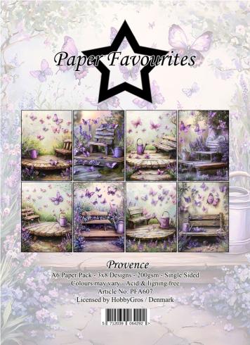 Paper Favourites - Designpapier "Provence" Paper Pack A6 - 24 Bogen