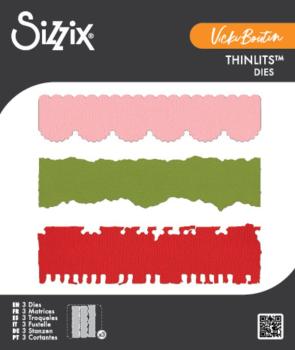 Sizzix - Stanzschablone "Double Edgers" Thinlits Craft Dies by Vicki Boutin