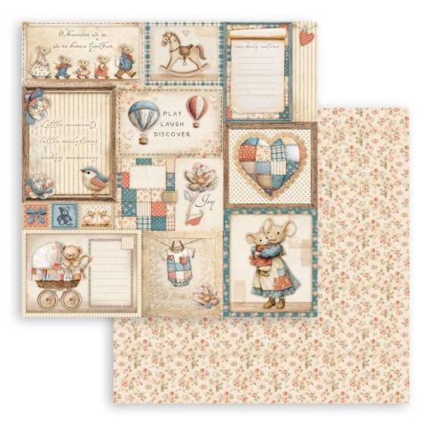 Stamperia - Designpapier "Baby" Paper Pack 12x12 Inch - 6 Bogen