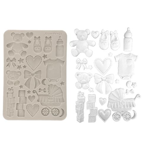 Preview: Stamperia - Gießform A5 "Accessories" Soft Mould 