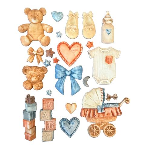 Preview: Stamperia - Gießform A5 "Accessories" Soft Mould 