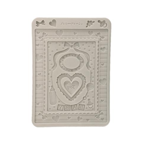 Stamperia - Gießform A5 "Frames and Hearts" Soft Mould 
