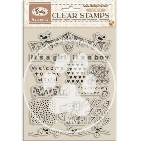 Stamperia - Stempelset "Baby" Clear Stamps