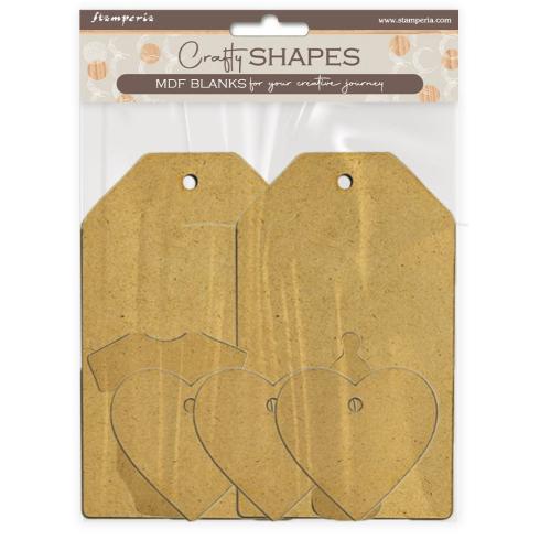 Stamperia - Holzteile "Plates" MDF Crafty Shapes Blanks
