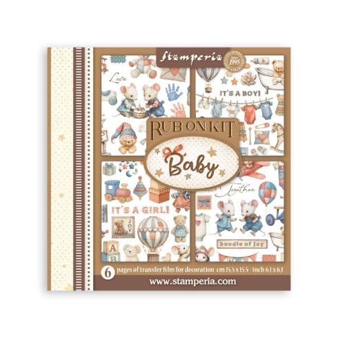 Stamperia - Transfer Aufkleber "Assortment" Rub-On Kit