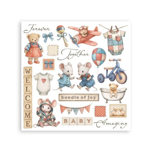 Stamperia - Transfer Aufkleber "Assortment" Rub-On Kit