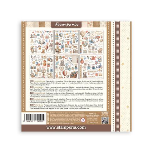 Stamperia - Transfer Aufkleber "Assortment" Rub-On Kit