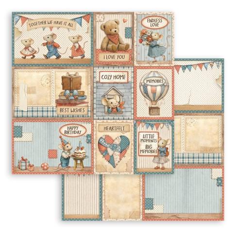 Stamperia - Designpapier "Assorted Cards" Paper Sheets 12x12 Inch - 10 Bogen