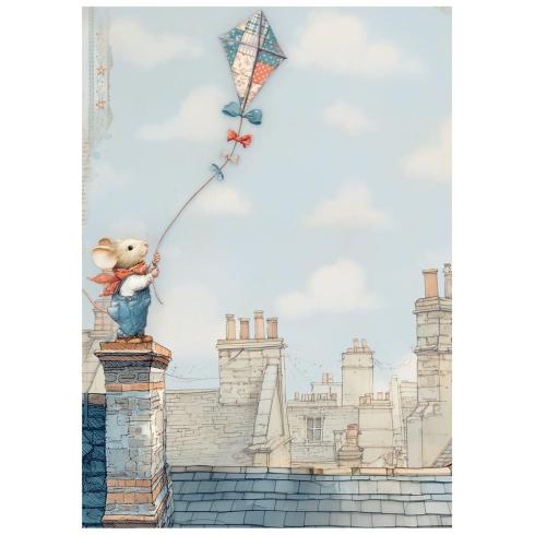 Stamperia - Decopatch Papier "Family" Decoupage A6 - 8 Bogen  