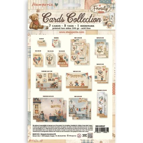 Preview: Stamperia - Stanzteile "Family" Cards Collection