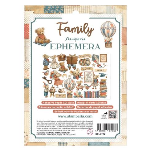 Preview: Stamperia - Stanzteile "Family" Die Cuts Ephemera