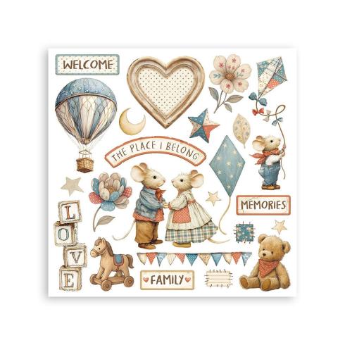 Stamperia - Transfer Aufkleber "Assortment" Rub-On Kit