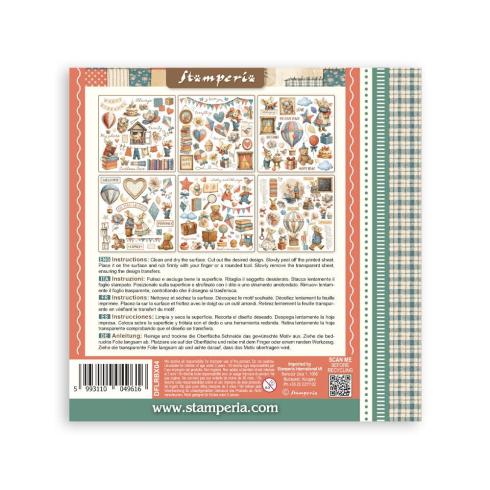 Stamperia - Transfer Aufkleber "Assortment" Rub-On Kit