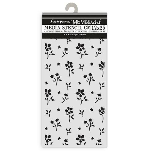 Stamperia - Schablone 12x25cm "Small Flower Pattern" Stencil