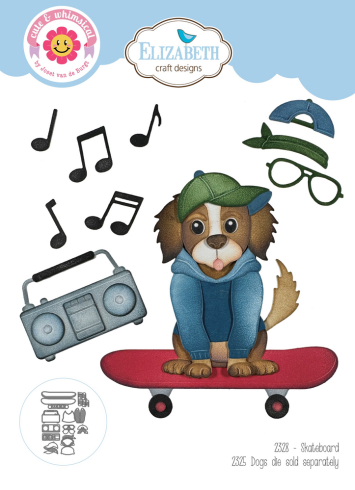 Elizabeth Craft Designs - Stanzschalone "Skateboard" Dies
