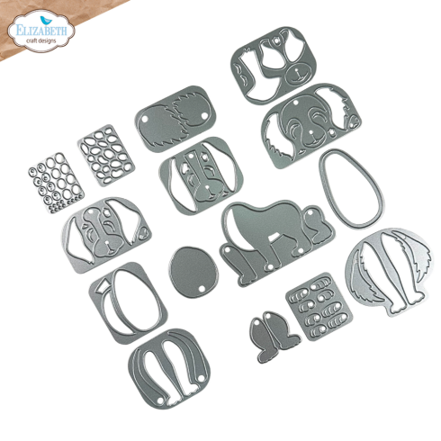 Preview: Elizabeth Craft Designs - Stanzschalone "Dogs" Dies