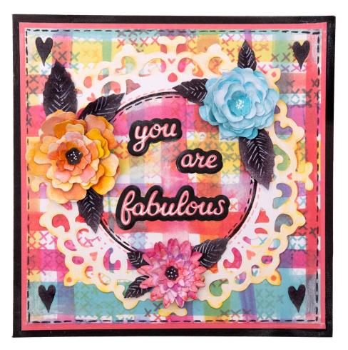 Preview: Studio Light - Stanzpapierbblock "Bloom & Butterfly" Die Cut Paper Pad A4 - 28 Bogen