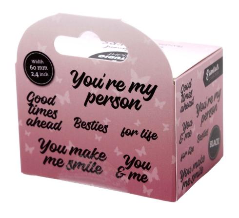 Preview: Studio Light - Aufkleber "You're My Person" Stickers on Roll