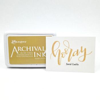 Preview: Ranger Archival Ink Pad "Sand Castle " Stempelkissen - Pigmenttinte 
