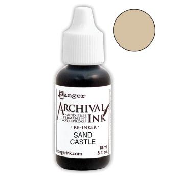 Ranger Archival Ink Reinker "Sand Castle " - Nachfüller 14ml