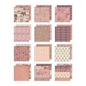 Preview: Idea-ology Palette Collection "Pink" Paper Pack 12x12 Inch - 12 Bogen 