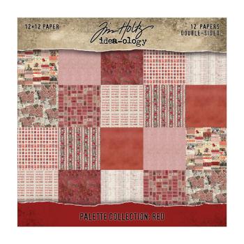 Idea-ology Palette Collection "Red" Paper Pack 12x12 Inch - 12 Bogen 