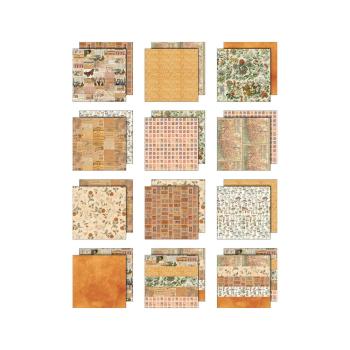 Preview: Idea-ology Palette Collection "Orange" Paper Pack 8x8 Inch - 12 Bogen 