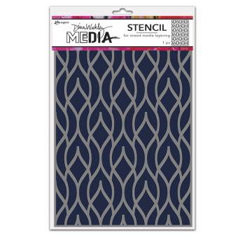 Ranger - Schablone Design by Dina Wakley "Pointy Fence" Media Stencil