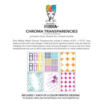 Preview: Ranger – Transparente Folien by Dina Wakley „Grunge Specimens“