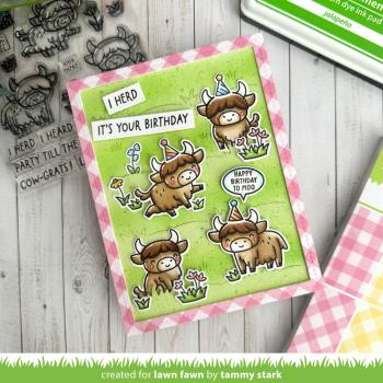 Lawn Fawn - Stempelset "Highland Cows!" Clear Stamps