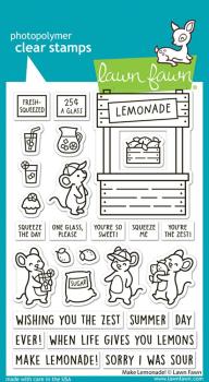 Lawn Fawn - Stempelset "Make Lemonade!" Clear Stamps