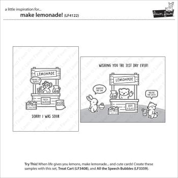 Lawn Fawn - Stempelset "Make Lemonade!" Clear Stamps