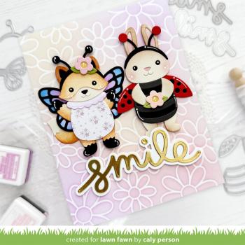 Preview: Lawn Fawn - Stanzschablone "Scripty Smile Outline" Add-on Die