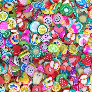 Preview: Lawn Fawn - Clay Streuteile „Mixed Fruit“ Tiny Treasures