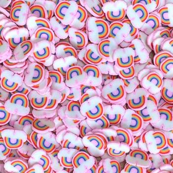 Preview: Lawn Fawn - Clay Streuteile „Rainbow“ Tiny Treasures