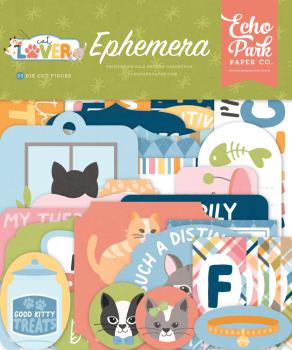 Echo Park - Stanzteile "Cat Lover" Ephemera