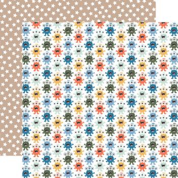 Echo Park - Designpapier "My Favorite Monster" Collection Kit 12x12 Inch - 12 Bogen